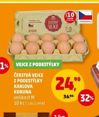 VEJCE Z PODESTÝLKY KARLOVA KORUNA