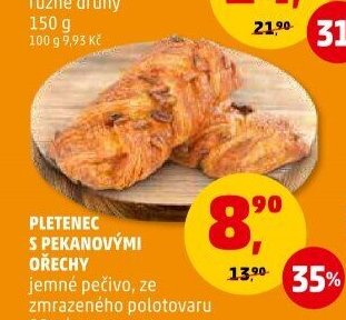 PLETENEC S PEKANOVÝMI OŘECHY
