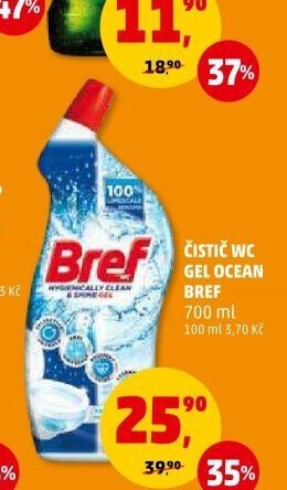 ČISTIČ WC GEL OCEAN BREF