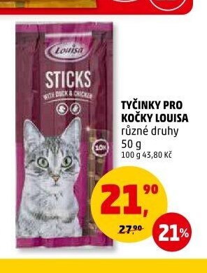 TYČINKY PRO KOČKY LOUISA