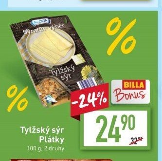 Tylžský sýr Plátky 100 g