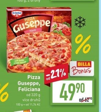 Pizza Guseppe, Feliciana od 320 g