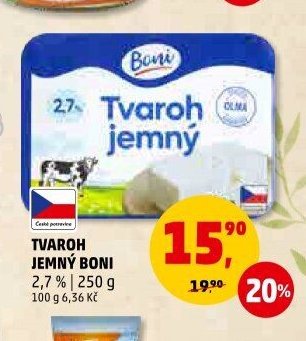 TVAROH JEMNÝ BONI