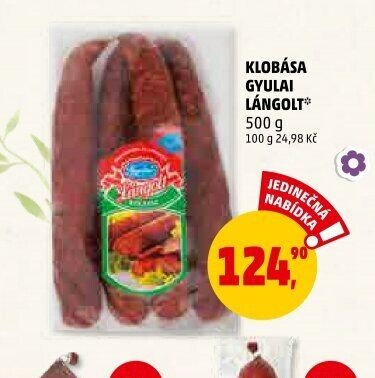 KLOBÁSA GYULAI LÁNGOLT