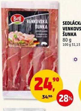 SEDLÁCKÁ ŠUNKA, VENKOVSKÁ ŠUNKA