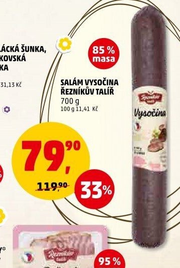 SALÁM VYSOČINA ŘEZNÍKŮV TALÍŘ