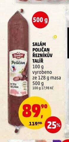 SALÁM POLIČAN ŘEZNÍKŮV TALÍŘ