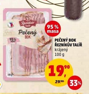 PEČENÝ BOK ŘEZNÍKŮV TALÍŘ
