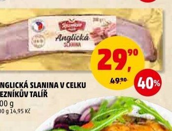 ANGLICKÁ SLANINA V CELKU ŘEZNÍKŮV TALÍŘ