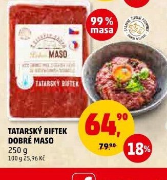 TATARSKÝ BIFTEK DOBRÉ MASO