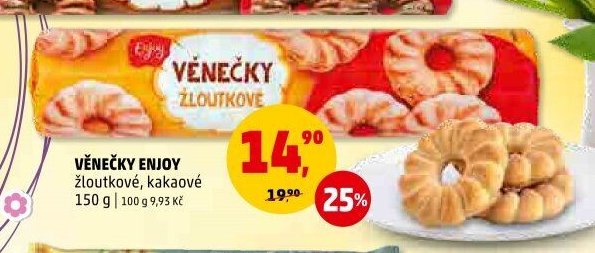 Věnečky Enjoy žloutkové