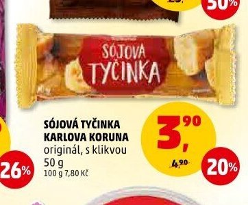 Sójová tyčinka Karlova Koruna