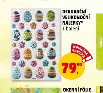 DEKORAČNÍ VELIKONOČNÍ NÁLEPKY