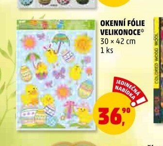OKENNÍ FÓLIE VELIKONOCE