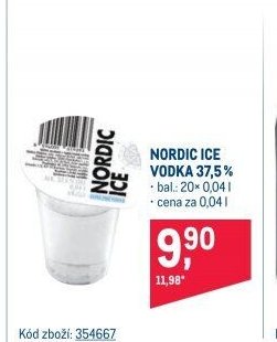 Nordic Ice vodka 37,5 %