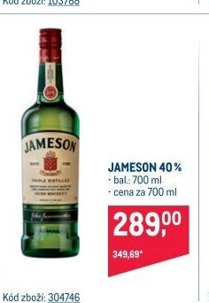 Jameson 40%
