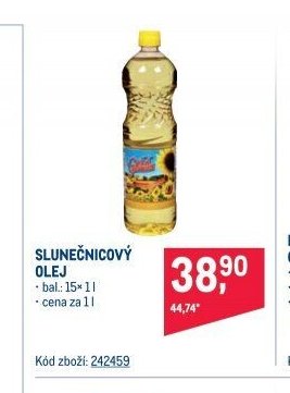 SLUNEČNICOVÝ OLEJ