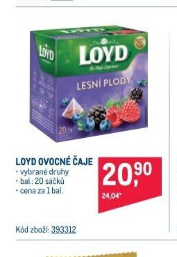 LOYD OVOCNÉ ČAJE