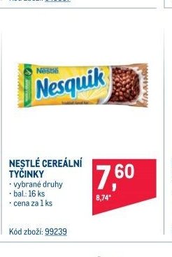 NESTLÉ CEREÁLNÍ TYČINKY
