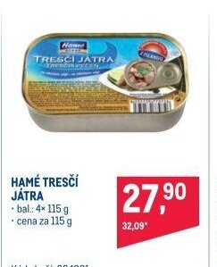 Hamé Tresčí játra