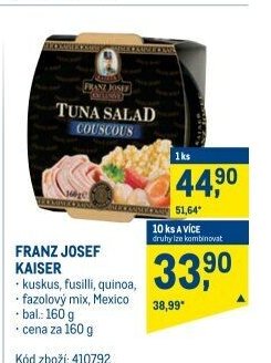 Franz Josef Kaiser Tuna salad