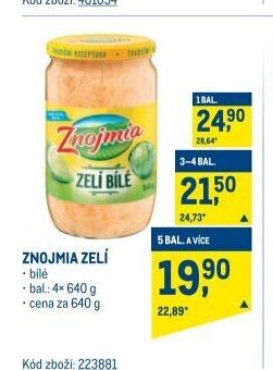 ZNOJMIA ZELÍ