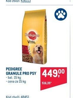 PEDIGREE GRANULE PRO PSY