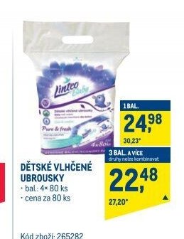 Dětské vlhčené ubrousky