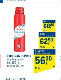 Deodorant sprej