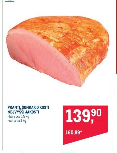 PRANTL ŠUNKA OD KOSTI NEJVYŠŠÍ JAKOSTI