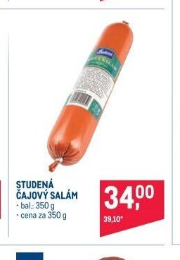 STUDENÁ ČAJOVÝ SALÁM