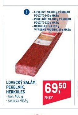 LOVECKÝ SALÁM, PEKELNÍK, HERKULES