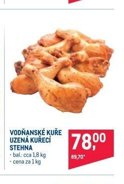 VODŇANSKÉ KUŘE UZENÁ KUŘECÍ STEHNA