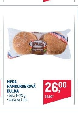 Mega hamburgerová bulka