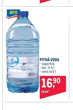 PITNÁ VODA