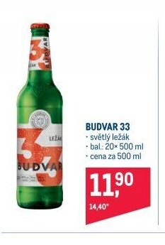 Budvar 33