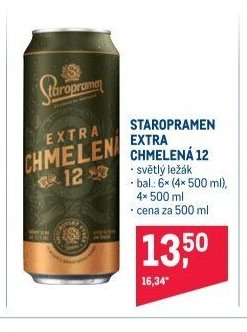 Staropramen Extra Chmelená 12