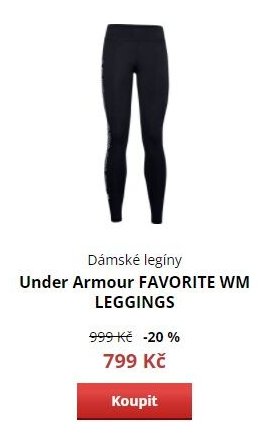 Dámské legíny Under Armour FAVORITE WM LEGGINGS