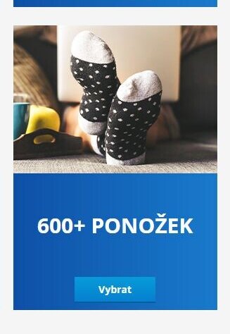 600+ PONOŽEK