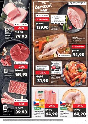 akční leták Kaufland 23.3.2022-29.3.2022