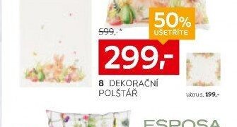 Dekorační polštář
