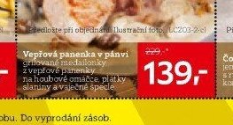 Vepřová panenka v pánvi