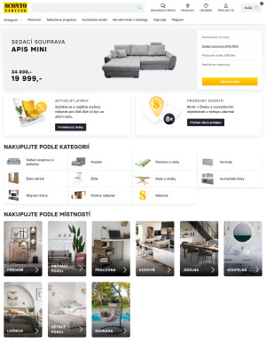 akční leták Sconto nábytek 22.3.2022-28.3.2022