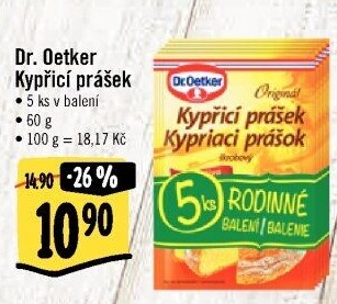 Kypřicí prášek Dr. Oetker
