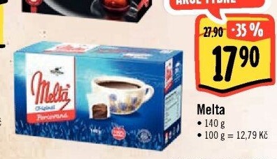 Nápoj instantní obilninový porcovaný Melta Kávoviny