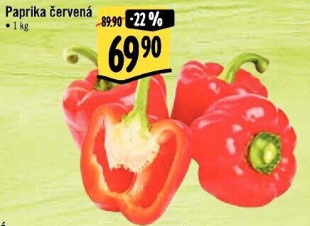 Paprika červená