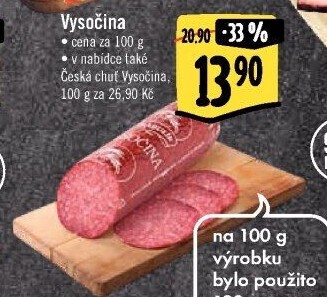 Salám Vysočina Krahulík