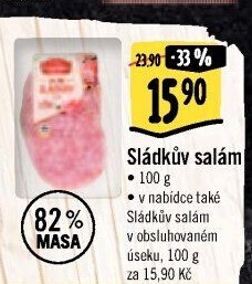 Sládkův salám Albertovo uzenářství
