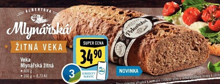 Veka Mlynářská žitná Albert