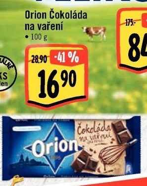 Čokoláda na vaření Orion